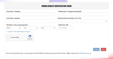 owwa rebate portal